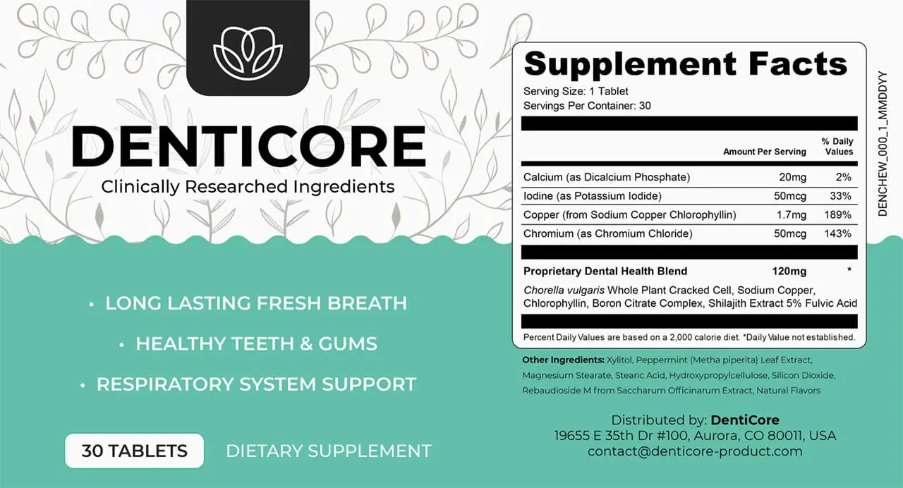 denticore-supplement-facts